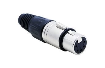 Uptech CK102 5 Pin XLR Dişi Konnektör Nx Tip