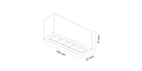 Goya Gy 1865 10 Watt Sıva Üzeri Led Armatür