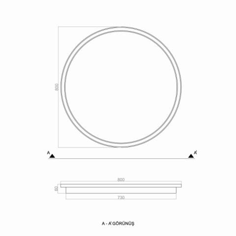 Plafonyer Led Avize Basis Big Grea PLP54106