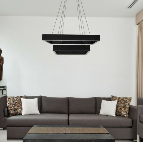 Sarkıt Led Avize Quinze Kare Pro PLA61111 Led Avize