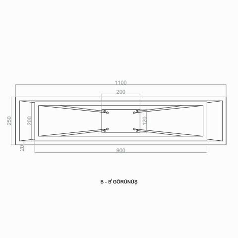 Sarkıt Led Avize Quinze 4Gen Pro PLA61122 Led Avize