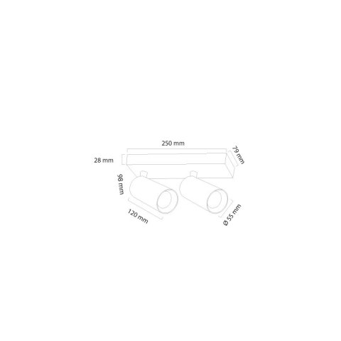 Goya Gy 3635 2 x 14 Triac Dim Watt Sıva Üstü Armatür