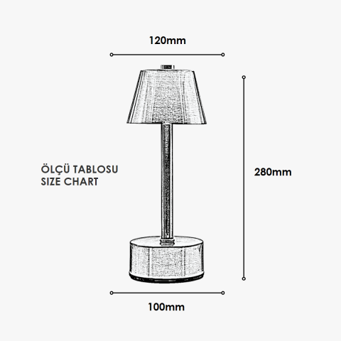 Şarjlı Masa Lambası Capella