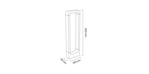 Goya Gy 6251 12 Watt Bahçe Armatürü