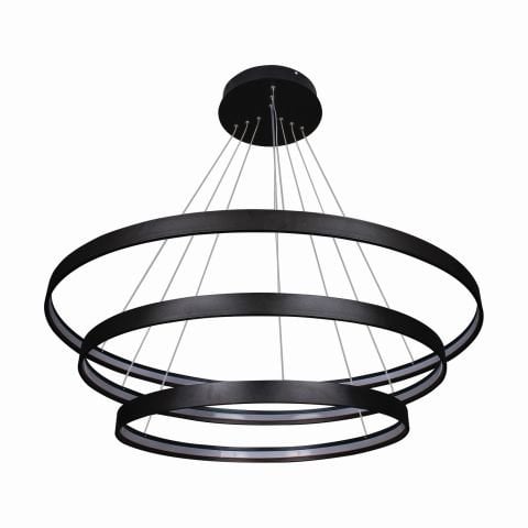 Sarkıt Led Avize Larga PLA30002 Led Avize Antrasit RAL7016 - 6500K - Beyaz