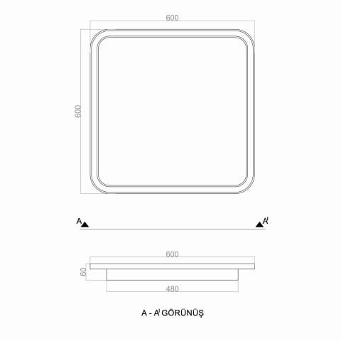 Plafonyer Led Avize PLA54101 Basis