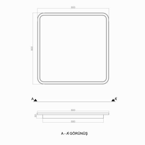 Plafonyer Led Avize PLA54102 Basis
