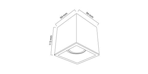 Goya Gy 1861-8 8 Watt Triac Dim Sıva Üstü SMD Ledli Armatür