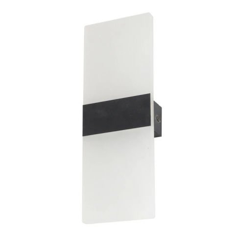 Led Aplik PLA74134 Muur Duvar Aplik Siyah RAL9005 - 4000K - Ilık Beyaz