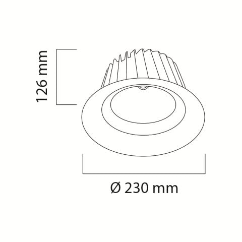 Goya Gy 3018-36 COB Ledli Mağaza Armatür