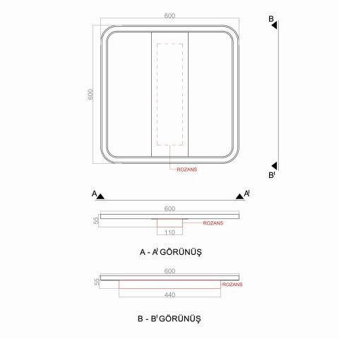 Plafonyer Led Avize PLA54101D Basis