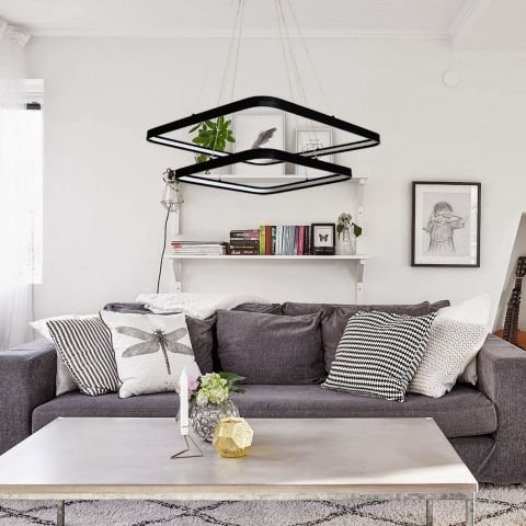 Sarkıt Led Avize OvalKöşe PLA30012 Led Avize