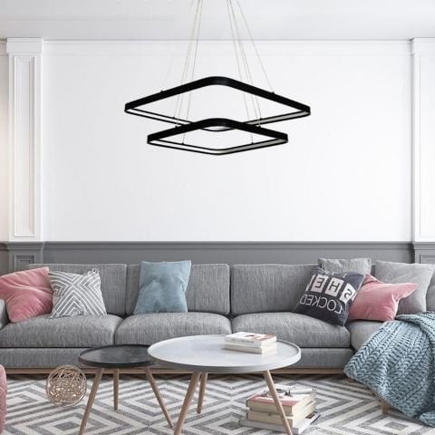 Sarkıt Led Avize OvalKöşe PLA30012 Led Avize