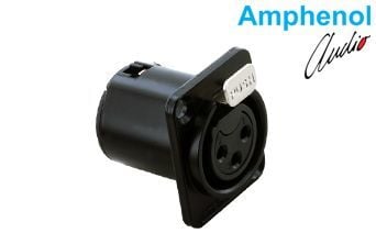 Amphenol AC3MDZ 3 Pin XLR Erkek Şase Konnektör