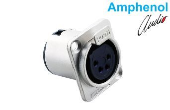 Amphenol AC4FDZ 4 Pin XLR Dişi Şase Konnektör