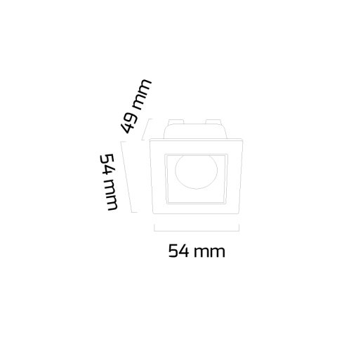 Goya Gy 5105 2 Watt Sıva Altı Power Led Armatür