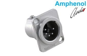 Amphenol AC5MDZ 5 Pin XLR Erkek Şase Konnektör