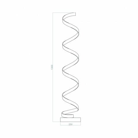 TRA20056 Led Lambader SPIRAL 130 cm