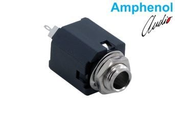 Amphenol ACJM-MN-2S 6.3mm Dişi Pcb Dikey Tip Konnektör