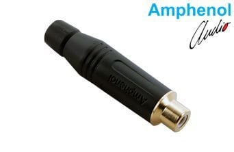 Amphenol ACJR-BLK RCA Dişi Konnektör - Siyah