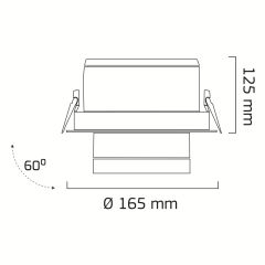 Goya Gy 3031 20 Watt COB Ledli Mağaza Armatür