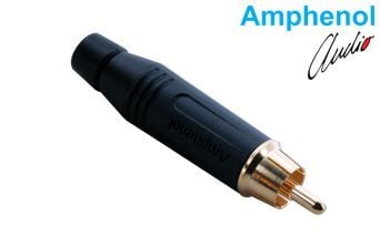 Amphenol ACPR-BLK RCA Erkek Konnektör - Siyah