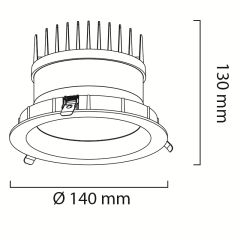 Goya Gy 3032-22 20 Watt COB Ledli Mağaza Armatür