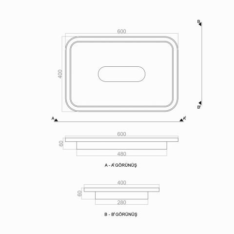 Plafonyer Led Avize PLA54113L Basis