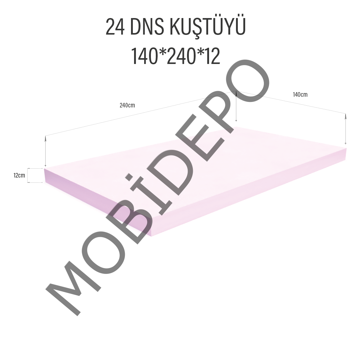 SUNGER 24D 140X240X12CM KUSTUY