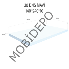 SUNGER 30D 140X240X10CM MAVI