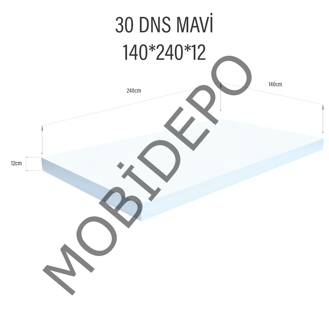 SUNGER 30D 140X240X12CM MAVI