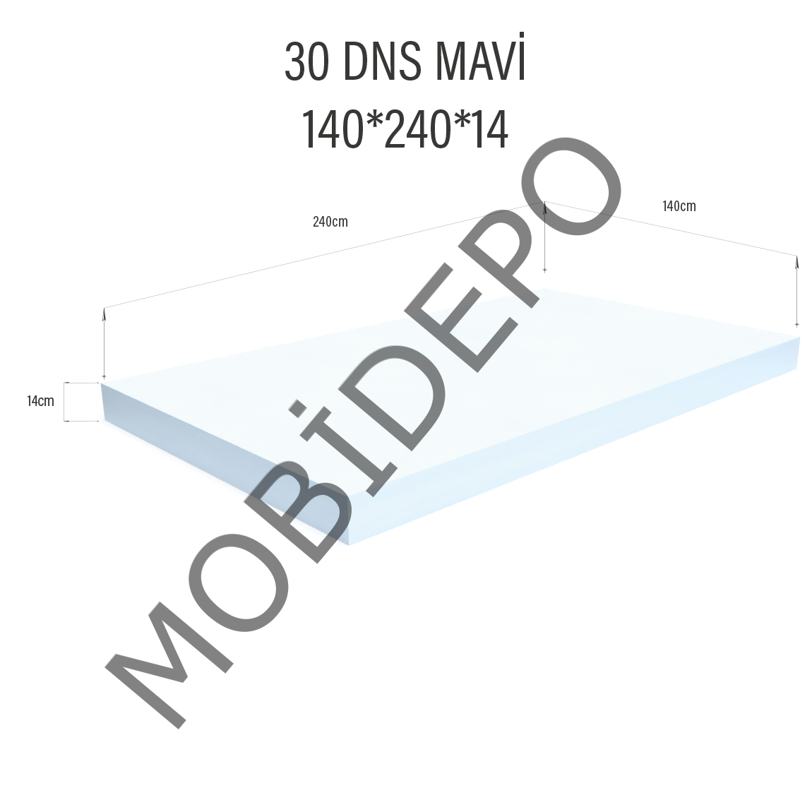 SUNGER 30D 140X240X14CM MAVI