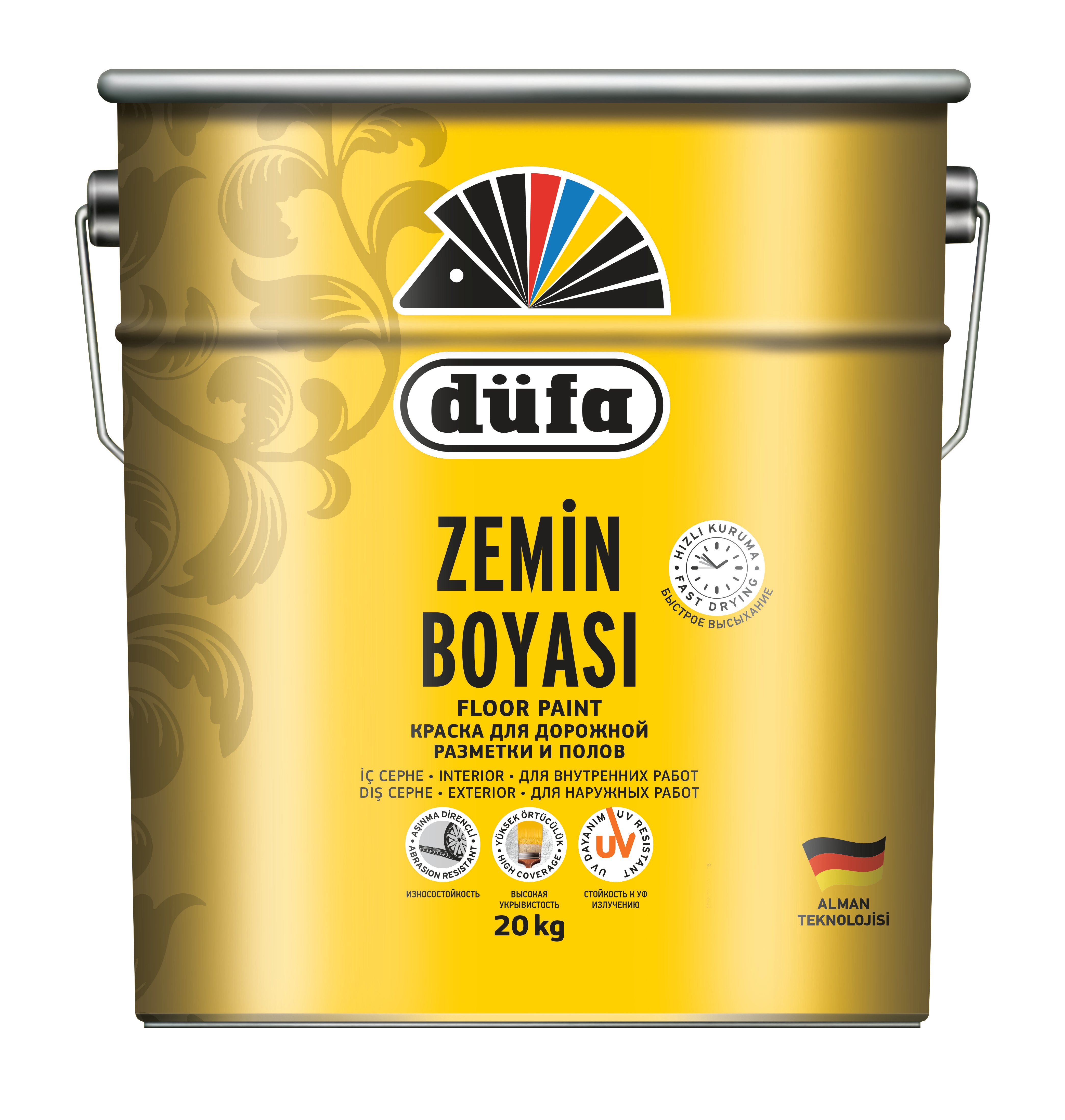 Düfa Zemin Boyası GRİ 20kg 7035