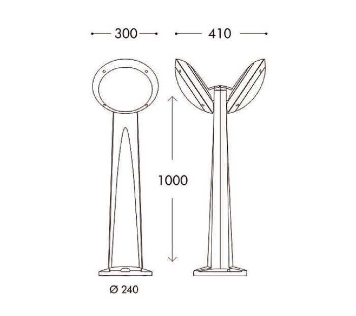 Fumagalli Arm. Gabri/Remi Lucia İkili Gri 100 cm