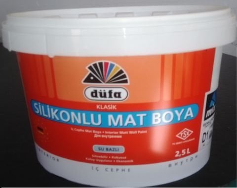 KLASİK Silikonlu İçCephe Mat(D3)Baz 7,5LT.YENİ