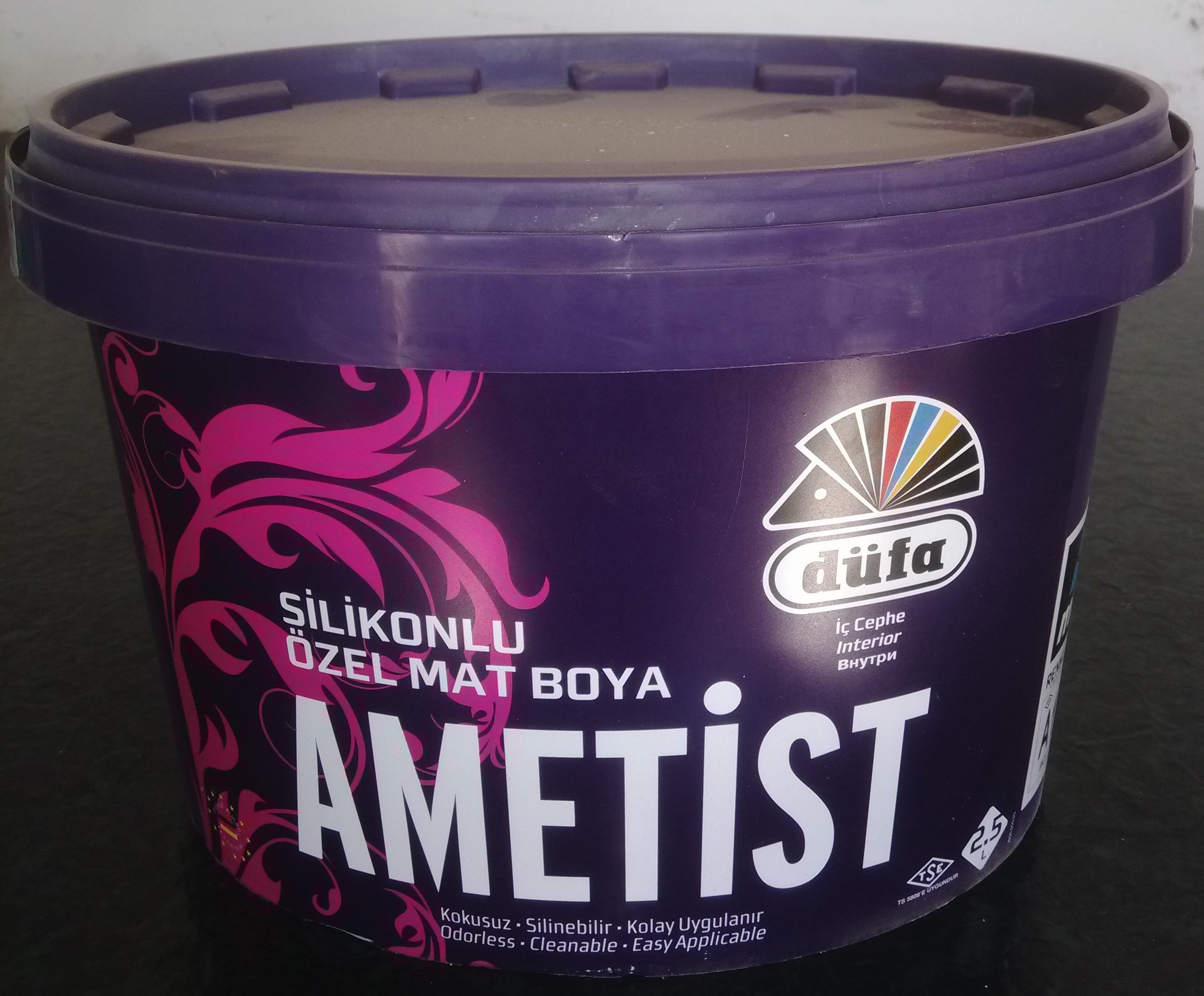 AMETİS Silikonlu İçCephe ÖzelMat(D4)Baz 15LT.YENİ