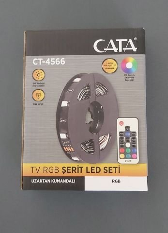 CATA Tv RGB Serit Led Seti-3mt Rgb Led+Ku