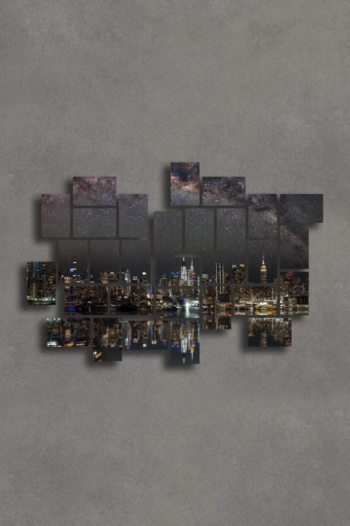 Tablo Puzzle 30 Parça Newyork 90x75cm Bantlı