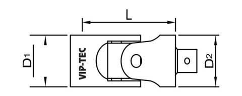 Universal Mafsal 1/2'' 71mm