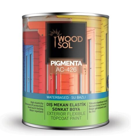 Woodsol Pigmenta Elastik Son Kat Boya Beyaz 0.75Lt