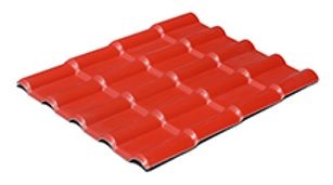 PVC-ASA Kiremit Panel 2,5x1000x4000 Kırmızı