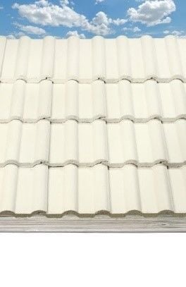 PVC-ASA Kiremit Panel 2,5x1000x4000 Beyaz