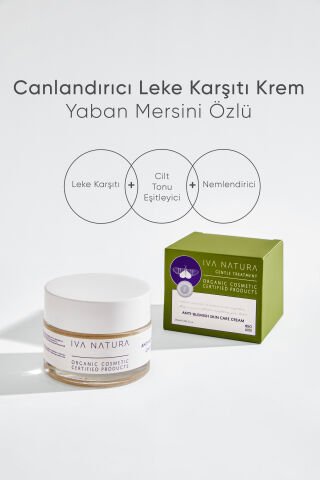 Canlandırıcı Leke Karşıtı Krem Yaban Mersini Özlü