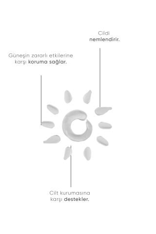 Nemlendirici ve Koruyucu 30 SPF Güneş Kremi Mineral Filtreli