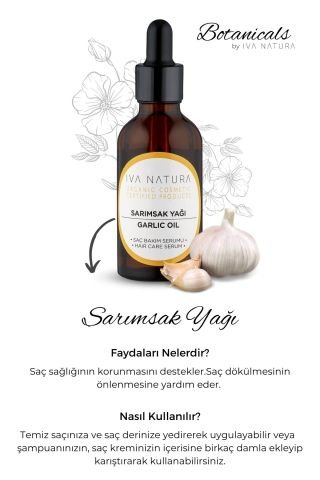 Doğal Sarımsak Yağı 50 ML