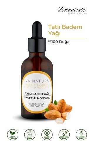 Doğal Tatlı Badem Yağı 50 ML