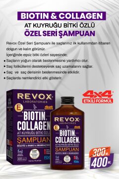 Biotin ve Collagen, At Kuyruğu Bitki Özlü Şampuan 2'li Set