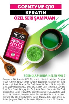 Keratin, Koenzim Q10, B Vitamin Kompleks Özel Seri Saç Bakım Şampuanı / 360 ml.