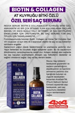 Biotin & Collagen + At Kuyruğu Bitki Özlü Saç Bakım Serumu