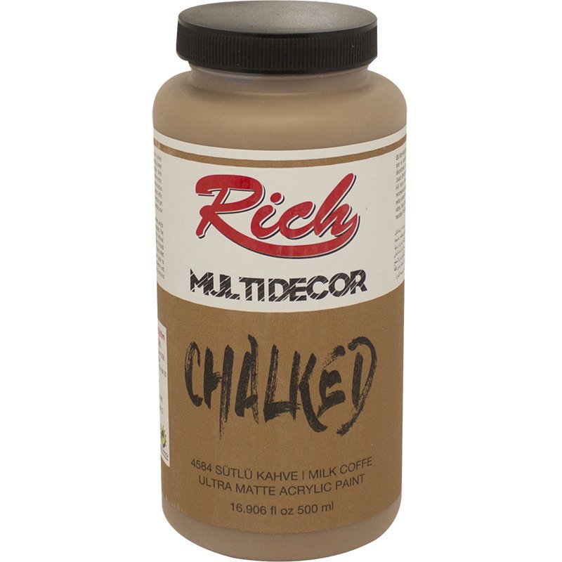 Rich Multi Decor Chalked Boya 500 Ml Sütlü Kahve 4584